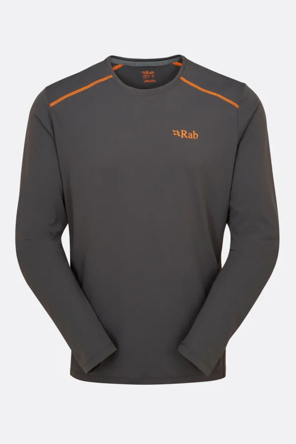 ⁦חולצה מנדפת, גברים שרוול ארוך Rab Force LS Tee⁩ – תמונה ⁦7⁩