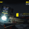 ⁦פנס אופניים נטען 1800 לומן Nitecore  BR35⁩ – תמונה ⁦7⁩