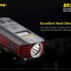 ⁦פנס אופניים נטען 1800 לומן Nitecore  BR35⁩ – תמונה ⁦3⁩