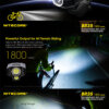 ⁦פנס אופניים נטען 1800 לומן Nitecore  BR35⁩ – תמונה ⁦2⁩