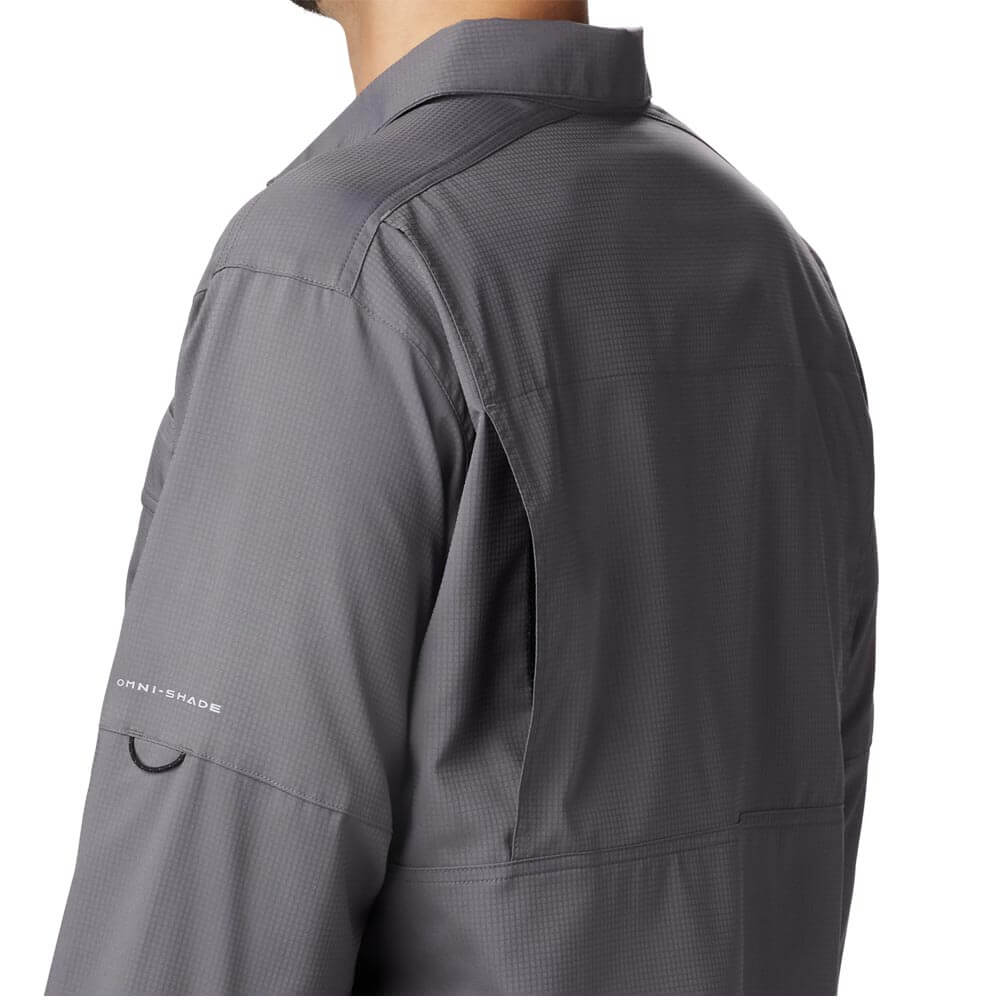 חולצה ארוכה לגברים Columbia Silver 